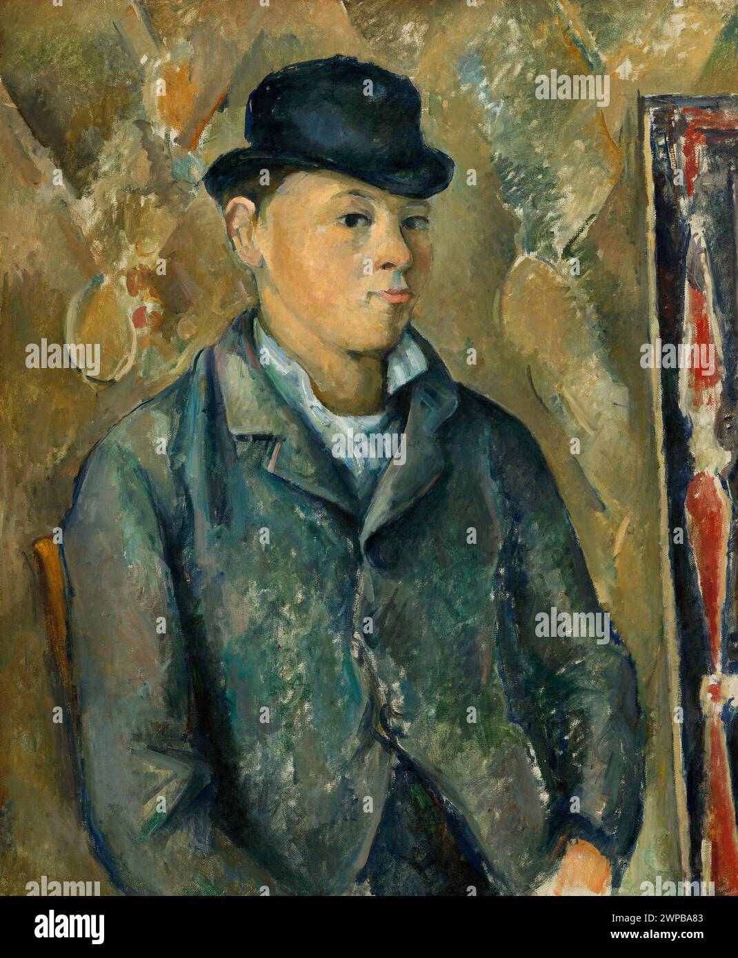 Le fils de l'artiste, Paul. Paul Cézanne., 1886-1887, Banque D'Images