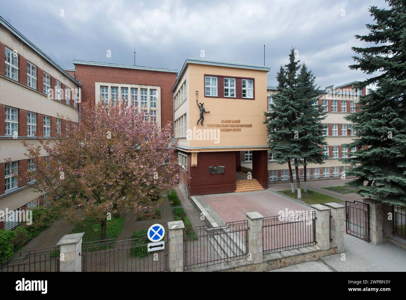 Collège du commerce extérieur, Lviv, Ukraine Banque D'Images