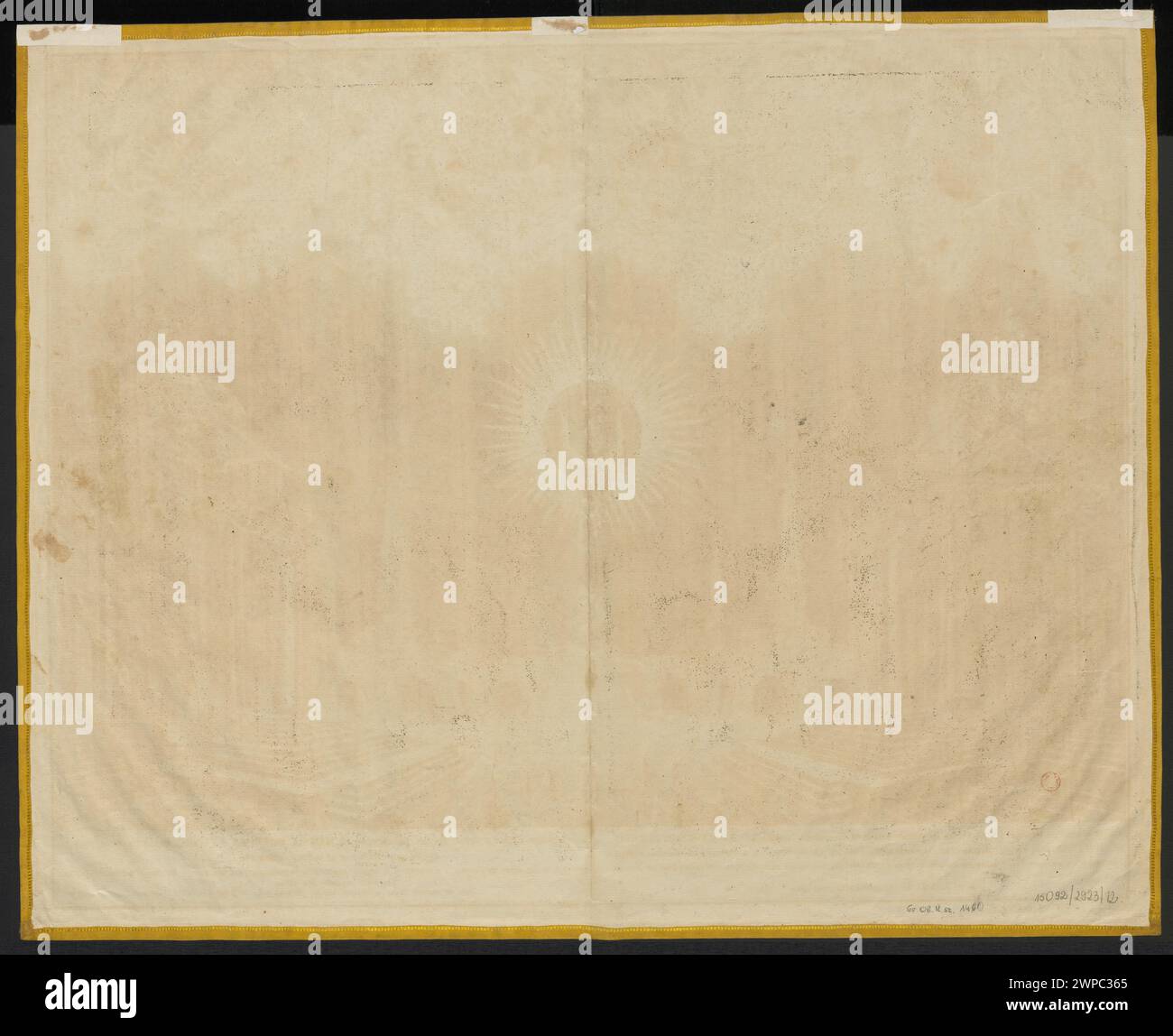 Scène allégorique de 1775 à Moscou commémorant la paix entre la Russie et l'Empire ottoman, mettant en vedette l'impératrice Catherine II, architecture, diplomatie, feux d'artifice, globes, et des figures de Fedoseev, Kazakov, Bazhenov, Majkov et Martynov. Banque D'Images