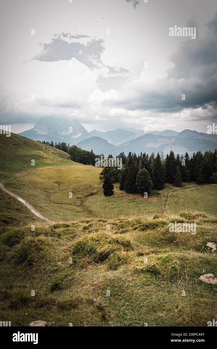 Randonnée dans les Alpes tyroliennes en Autriche Banque D'Images