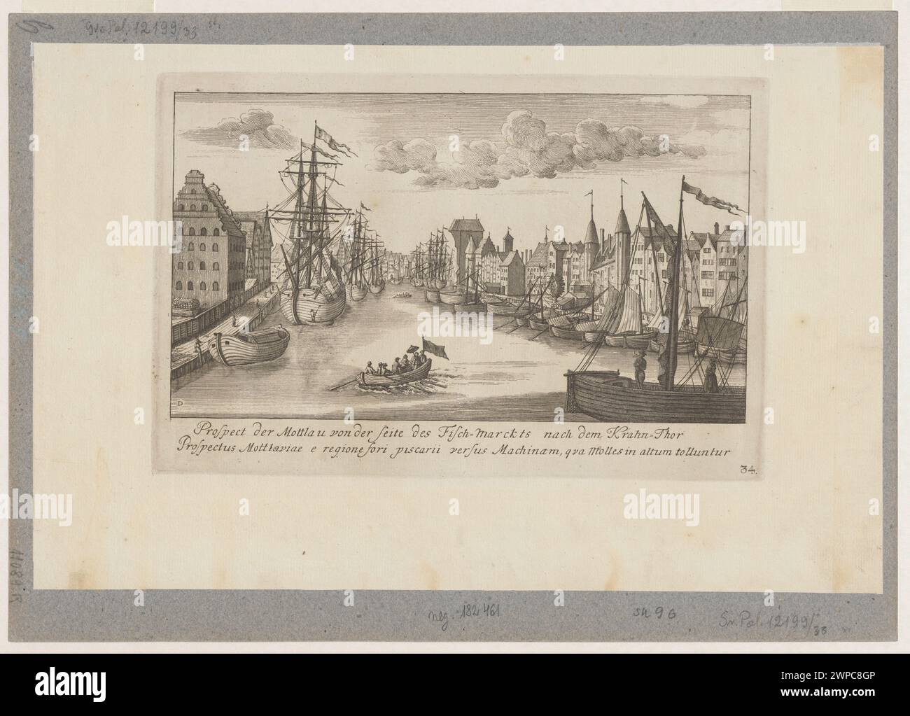 Requête du marché de la pêche de Gdańsk ; Deisch, Matthaeus (1724-1789), Lohrmann, Friedrich Anton (CA 1735-CA 1800) ; 1761-1765 (1761-00-00-1765-00-00); Banque D'Images