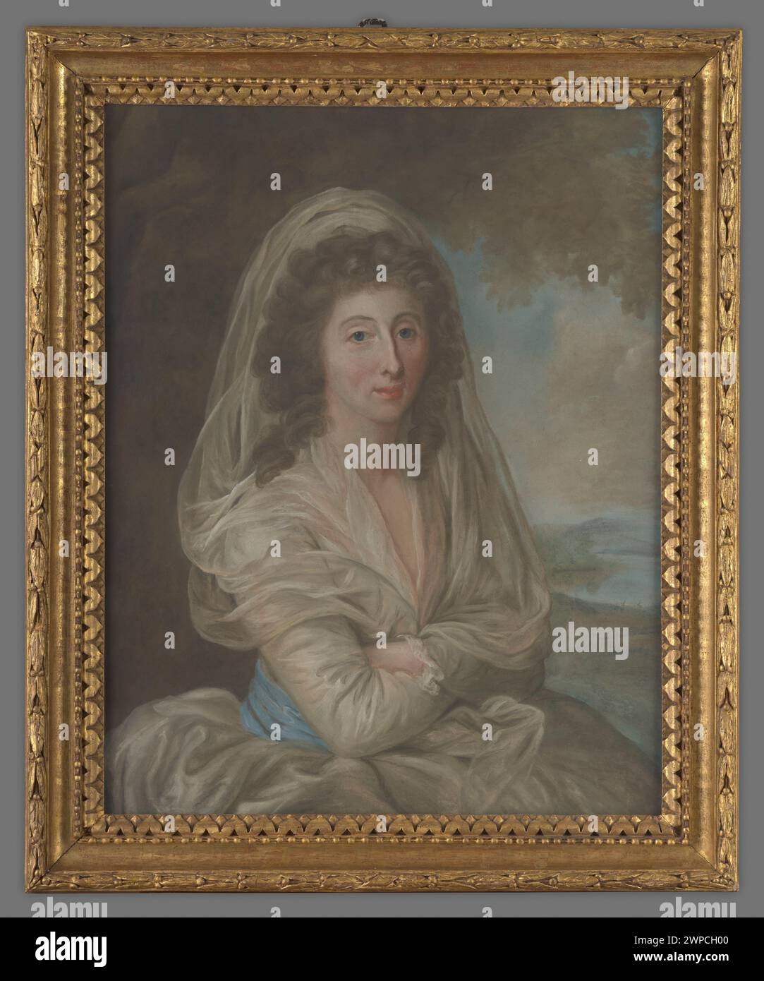 Konstancja née Lubomirski Rzewuska est une peintre polonaise active à la fin du XVIIIe siècle et au début du XIXe siècle. Anton Graff, un peintre suisse-allemand, a influencé le portrait polonais après 1790. Banque D'Images