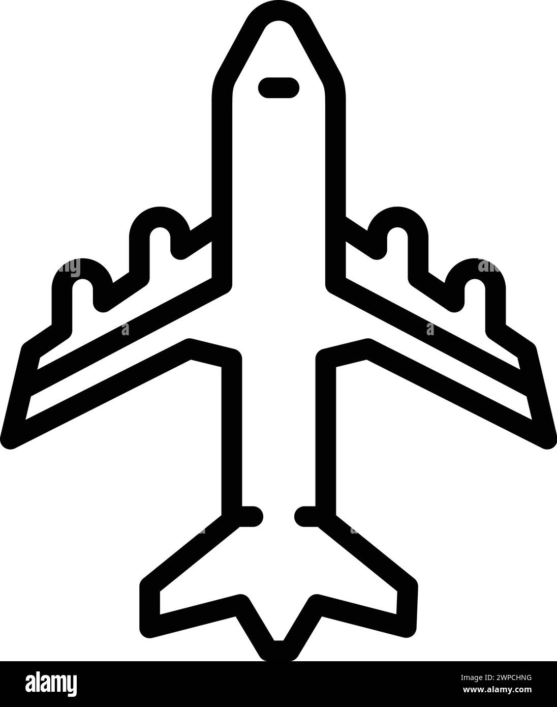 Icône pour avion, avion Illustration de Vecteur