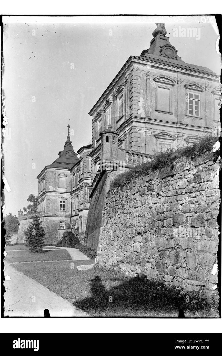 Vue du château de Podhorce ; XIXe/XXe siècle (1890-00-00-1910-00-00); Banque D'Images