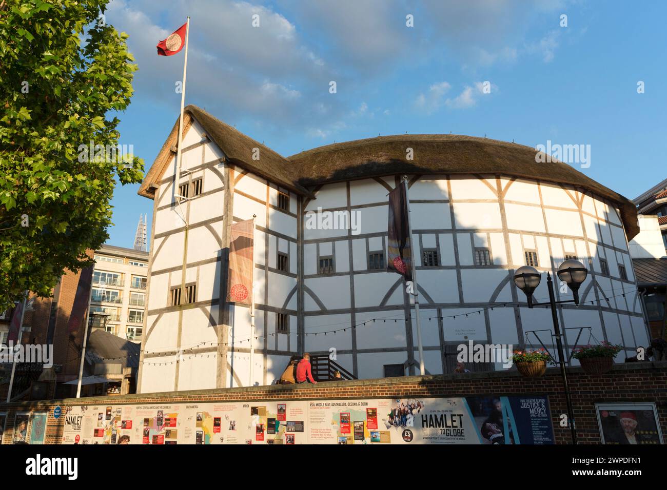 Royaume-Uni, Londres, le Globe - théâtre de Shakespear. Banque D'Images