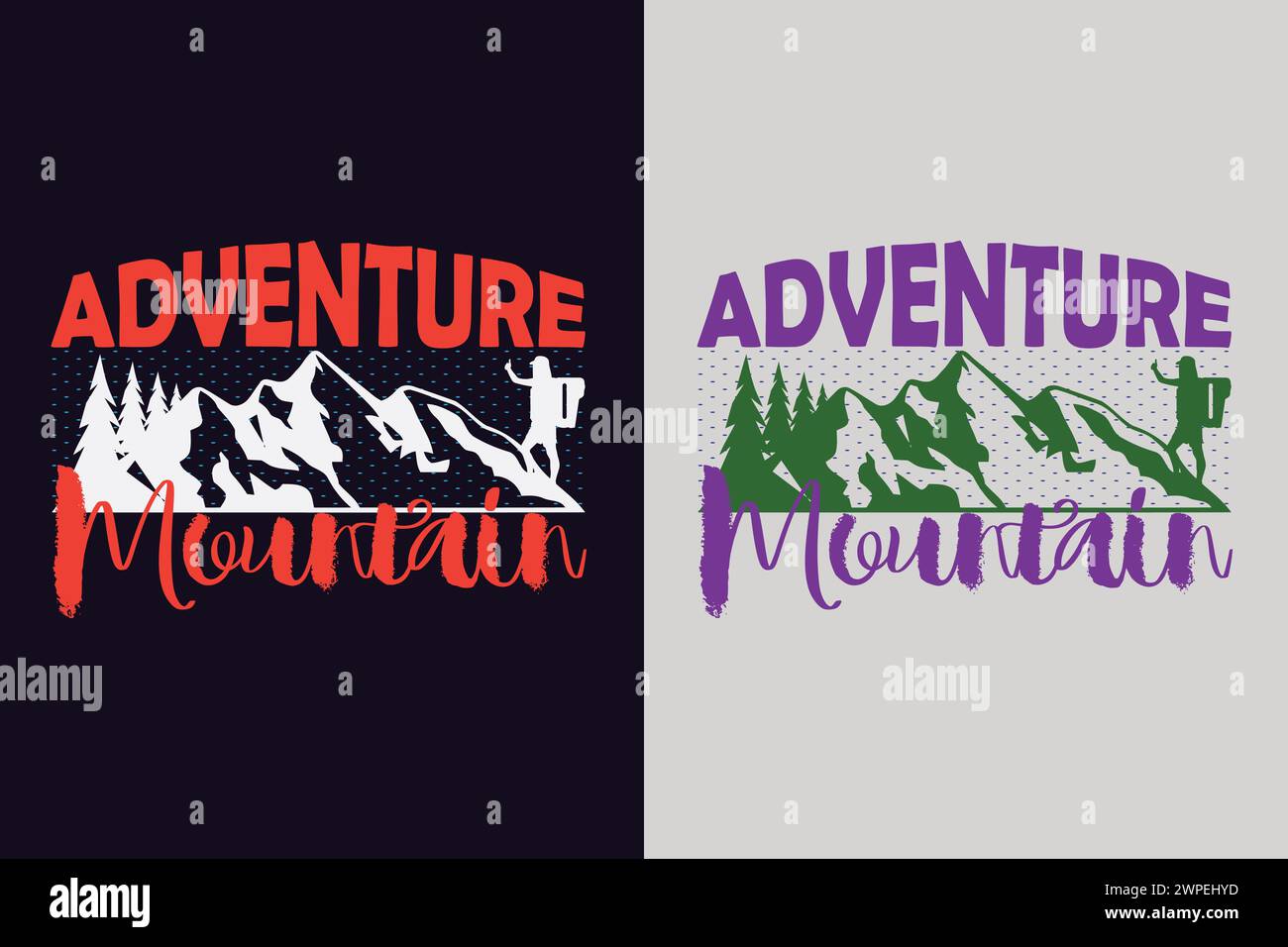 Aventure montagne, chemise de voyage, voyage en plein air, nature Lover Tee, chemises de camping, randonnée, montagne, cadeau de voyage Illustration de Vecteur