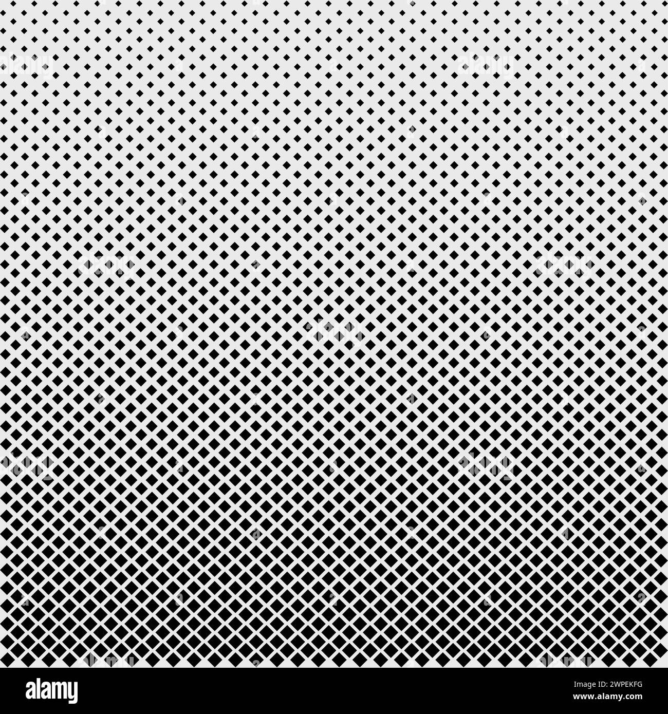 Points noir et blanc, effet demi-ton. Dégradé de demi-teintes en pointillés. vecteur linéaire de détresse de superposition de la texture de point de trame de demi-teinte Illustration de Vecteur