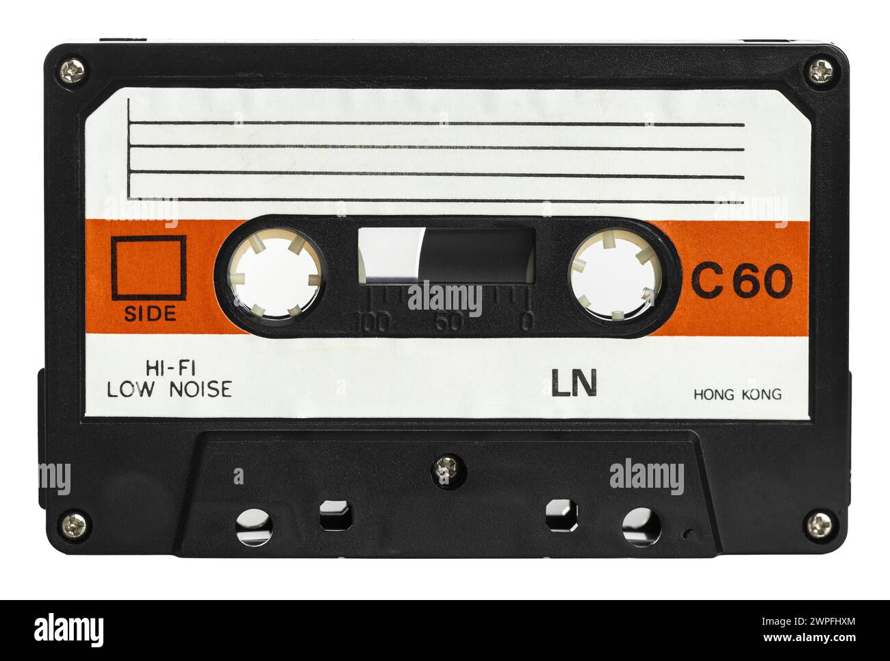 Cassette Audio Vierge 50 Minutes - Bande Magnétique Double Face, Format Rétro - Pour Enregistrement Musique, Voix