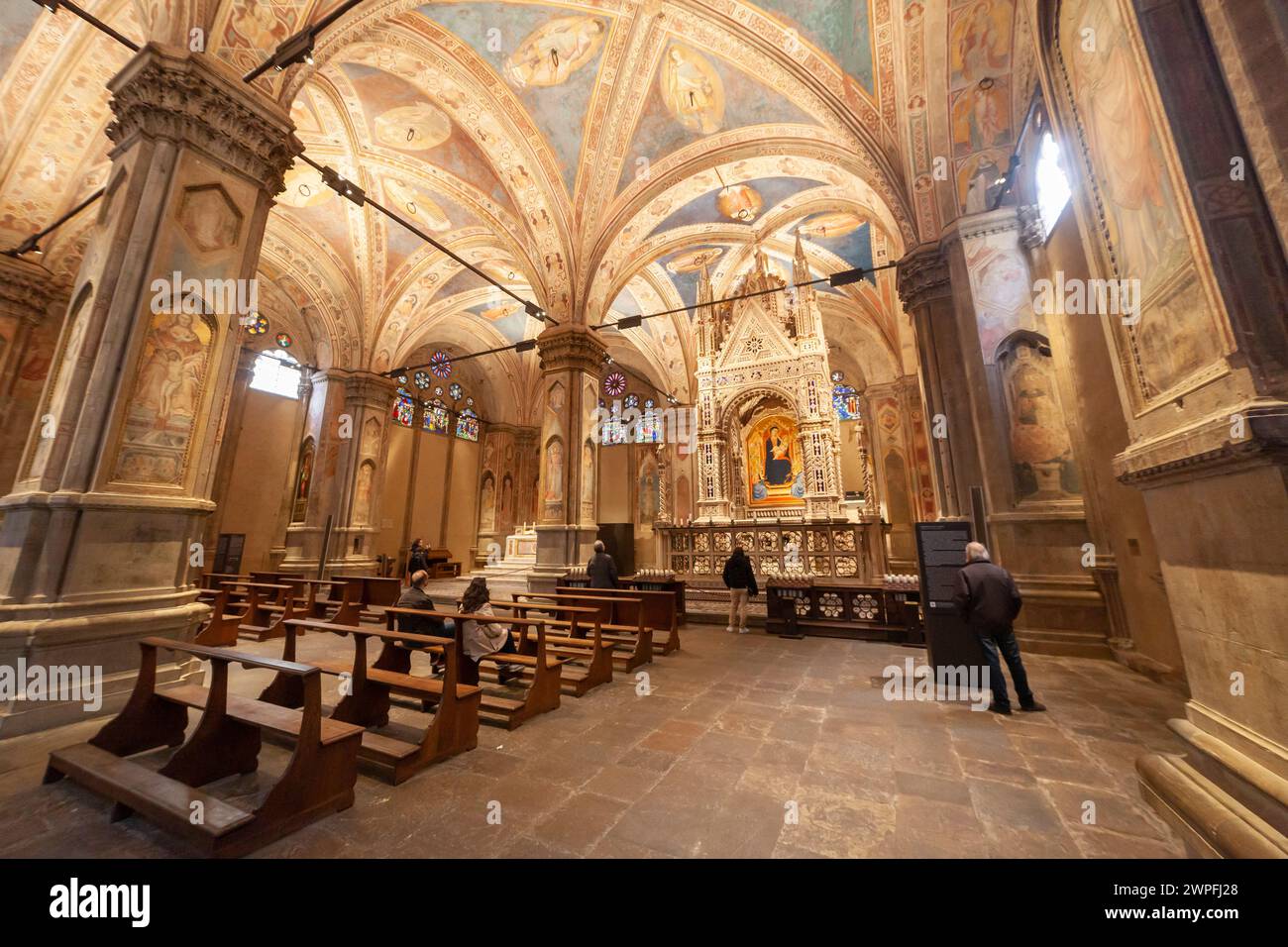 Italie, Toscane, Florence, le musée et l'église Orsanmichele. Banque D'Images