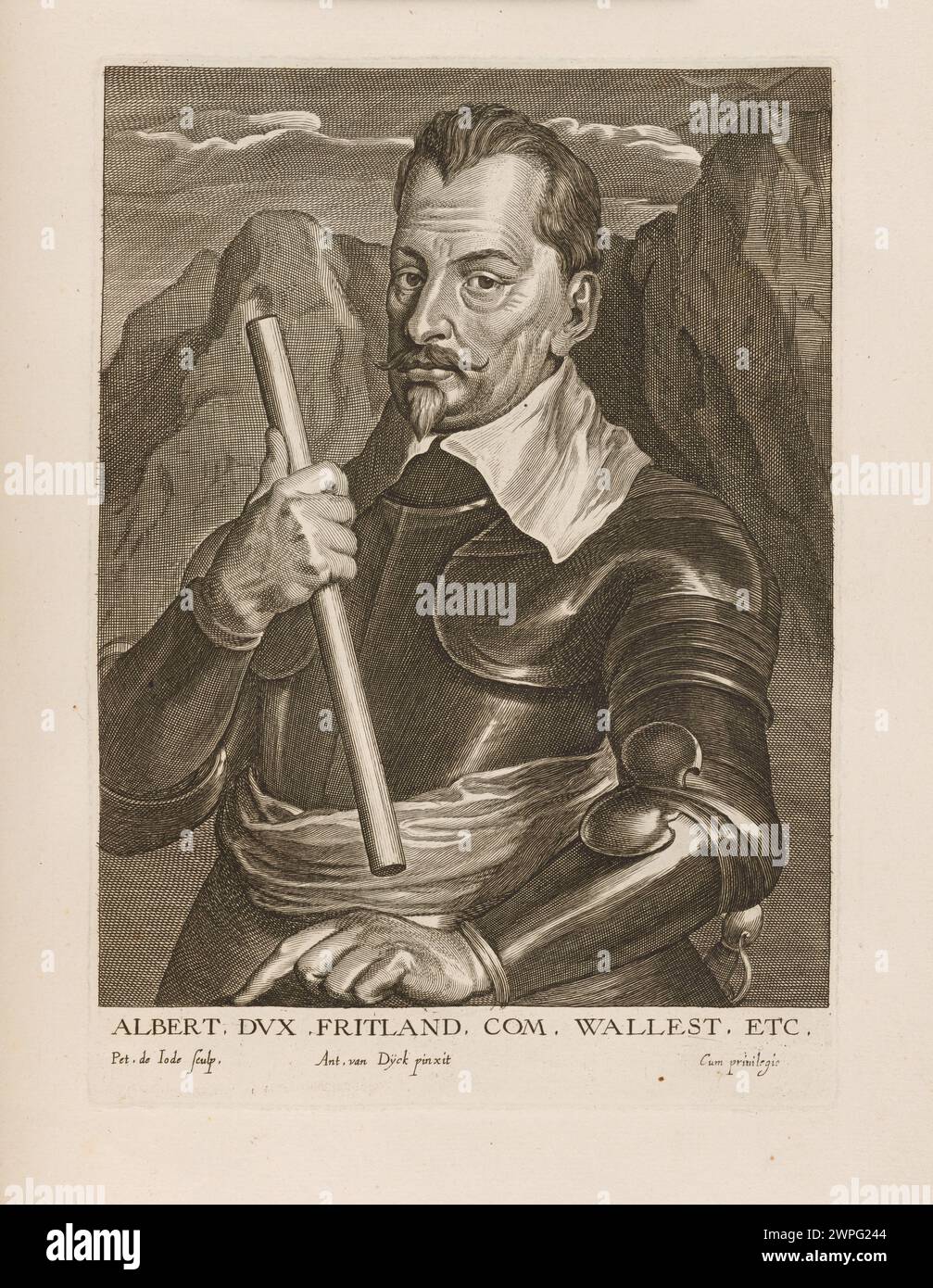 Albrecht von Wallenstein ; Jode, Pieter de, II (1606-CA 1674), Dyck, Anthony Van (1599-1641), Hendricx, Gillis (FL. 1645-) ; 1645-1646 (1645-00-00-1645-00-00); Banque D'Images