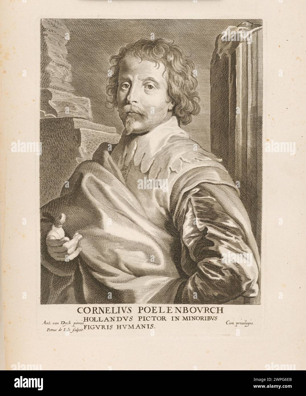 Cornelius Poelenbourch ; Jode, Pieter de, II (1606-CA 1674), Dyck, Anthony Van (1599-1641), Hendricx, Gillis (FL. 1645-) ; 1645-1646 (1645-00-00-1645-00-00); Banque D'Images