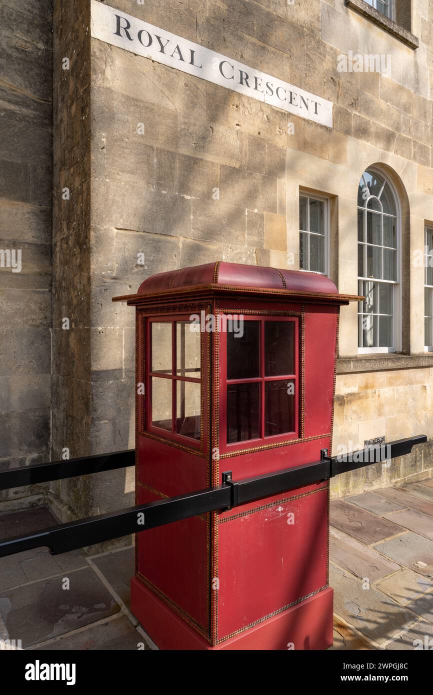 Le Royal Crescent, Bath Somerset Banque D'Images