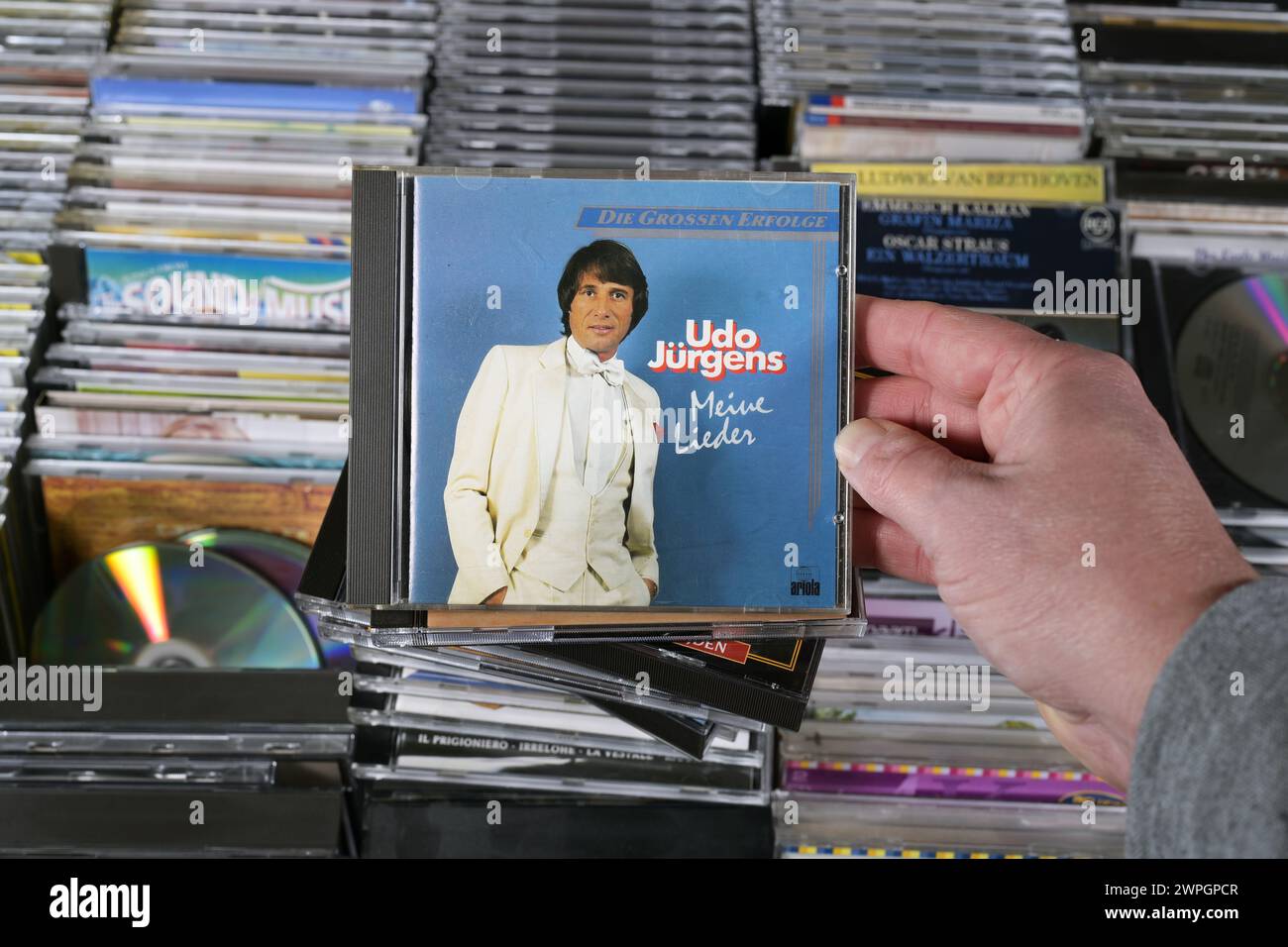 CD compilation album : Die Grossen Erfolge, Udo Jürgens - Meine Lieder Banque D'Images