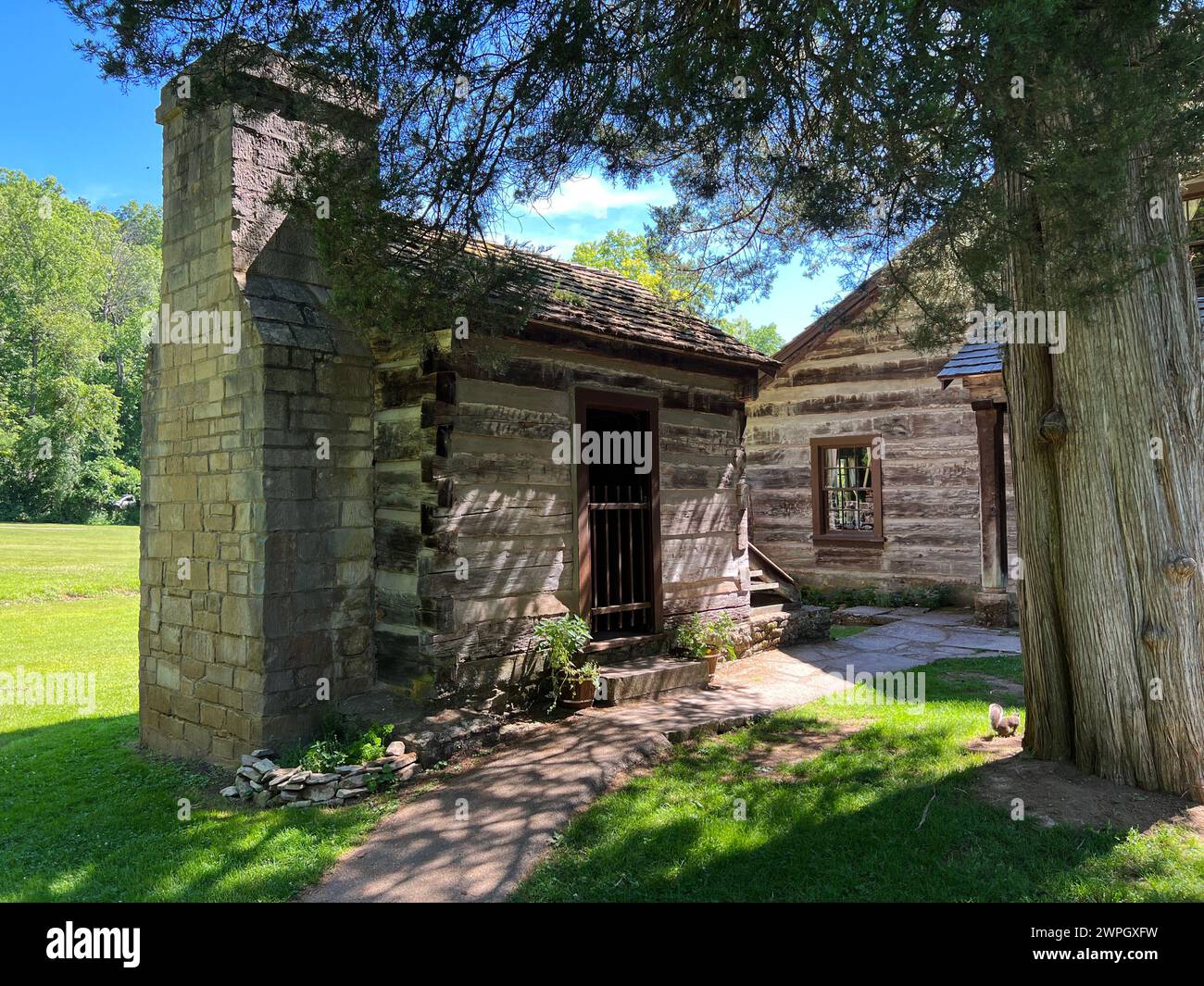 1800 Lower Residence dans Spring Mill State Park Banque D'Images