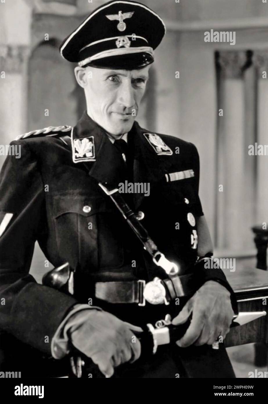 HITLER'S MADMAN 1943 film MGM avec John Carradine dans le rôle de Reinhard heydrich Banque D'Images