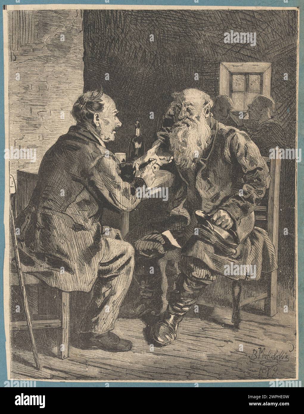 Illustration représentant diverses bouteilles et verrerie de 1889 à 1900, montrant des formes, des tailles et des éléments décoratifs dans une étude détaillée. Banque D'Images