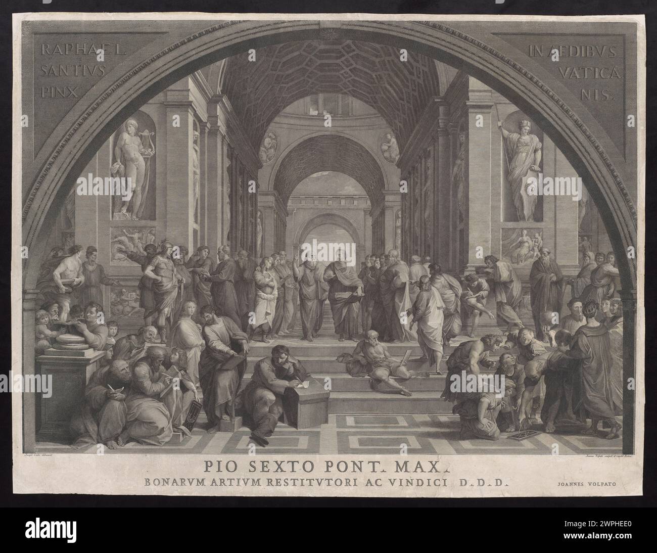 L'œuvre « École », créée vers 1778 par Volpato, Giovanni, Raphaël et Giuseppe Cades, représente des thèmes éducatifs ou allégoriques à la fin du XVIIIe siècle européen Banque D'Images