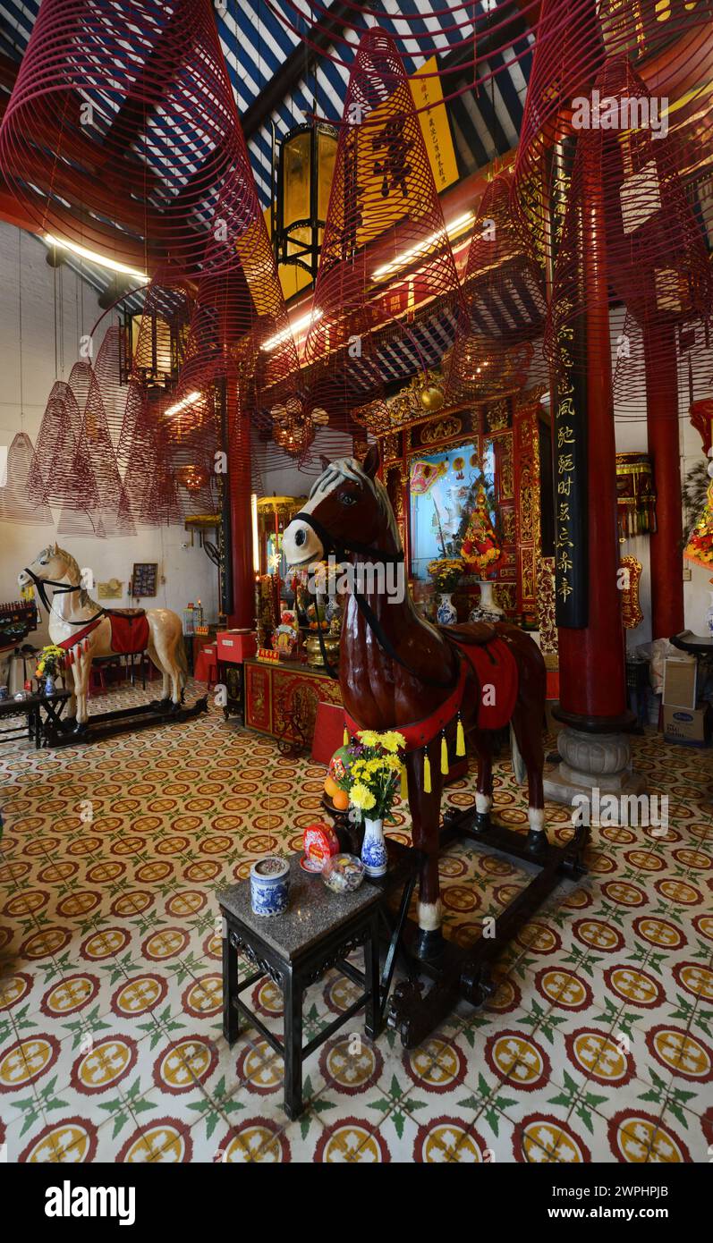 Hội quán Quảng Đông ( salle d'Assemblée cantonaise ) dans la vieille ville de Hội an, Vietnam. Banque D'Images