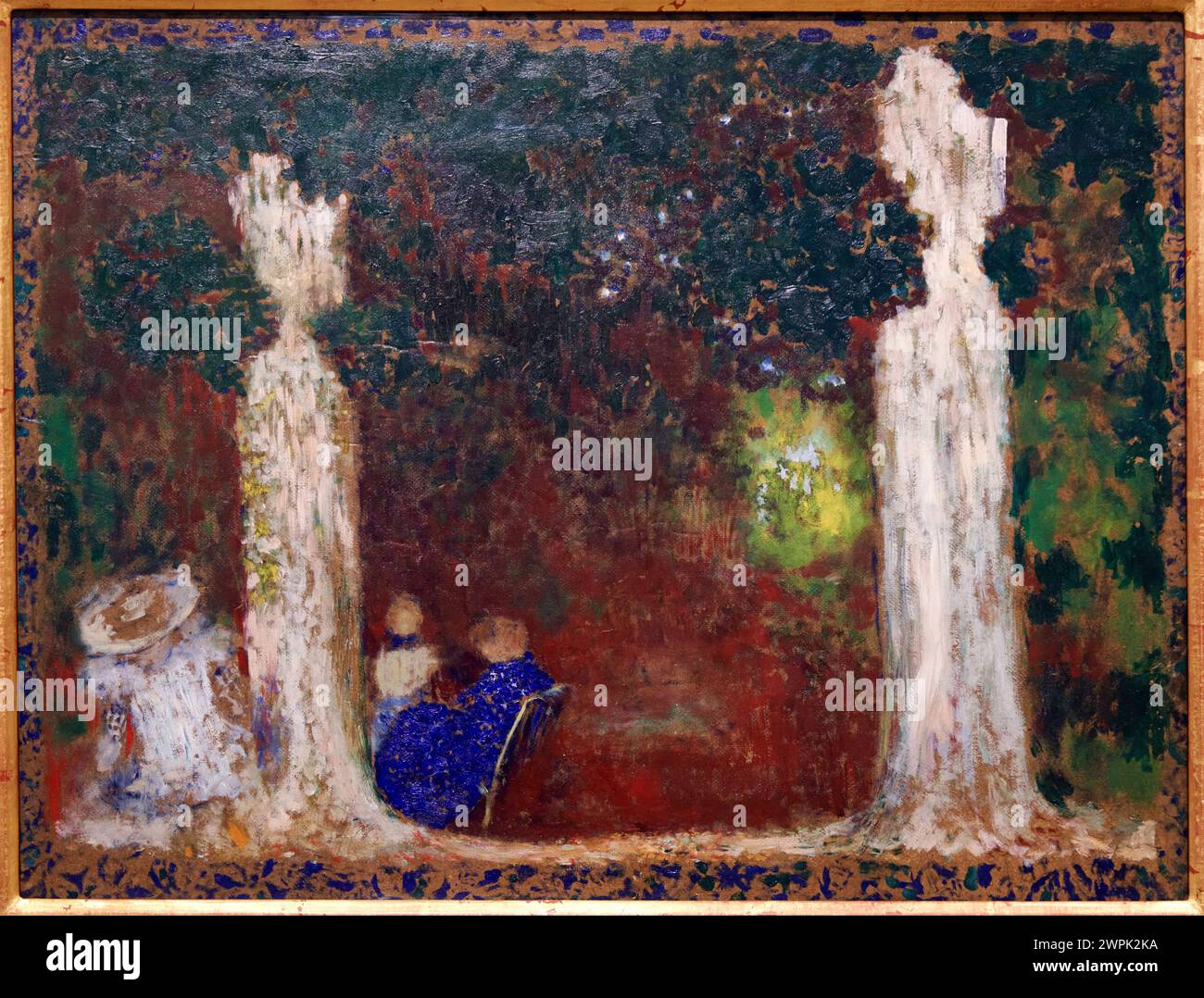 Edouard Vuillard, (1868-1940), sous les arbres, Hacia 1897-1899 Banque D'Images