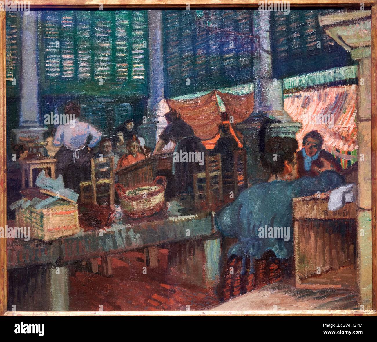 Raoul Dufy, (1877-1953), le marché aux poissons, Marseille, Hacia 1903 Banque D'Images