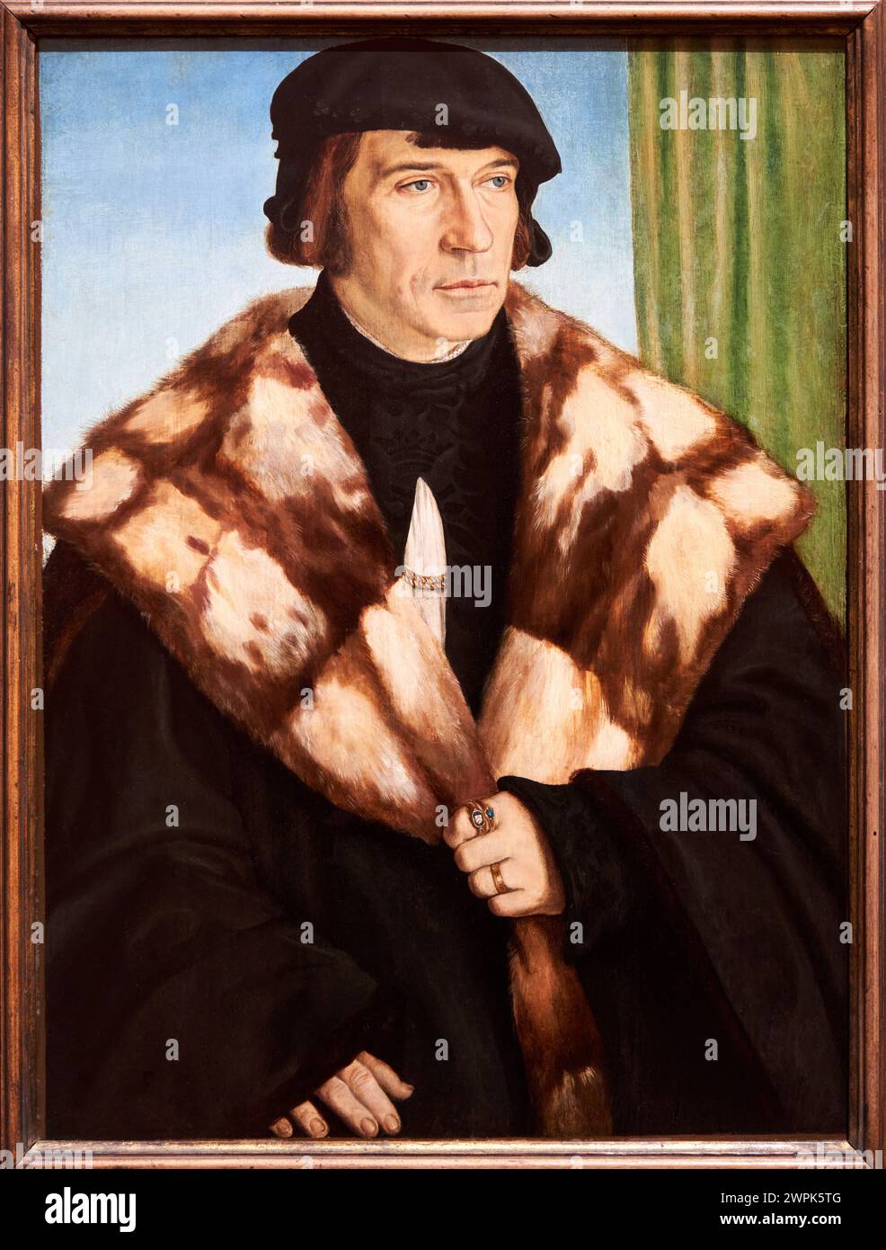 Portrait de Ruprecht Stüpf, 1528, Barthel Beham, Musée Thyssen Bornemisza, Madrid, Espagne , Europe Banque D'Images