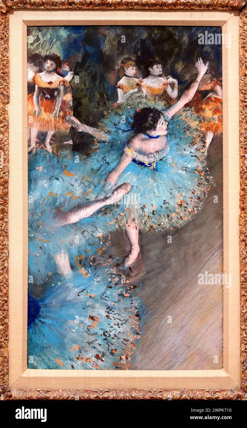 Danseuse balançante (danseuse en vert)', 1877-1879, Edgar