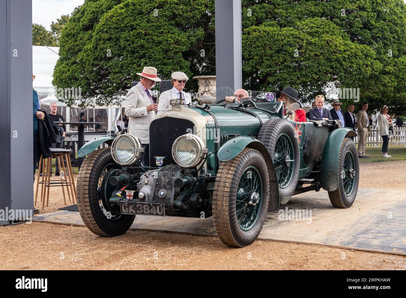 Bentley 4 au concours of Elegance 2023, Hampton court Palace, Londres Banque D'Images