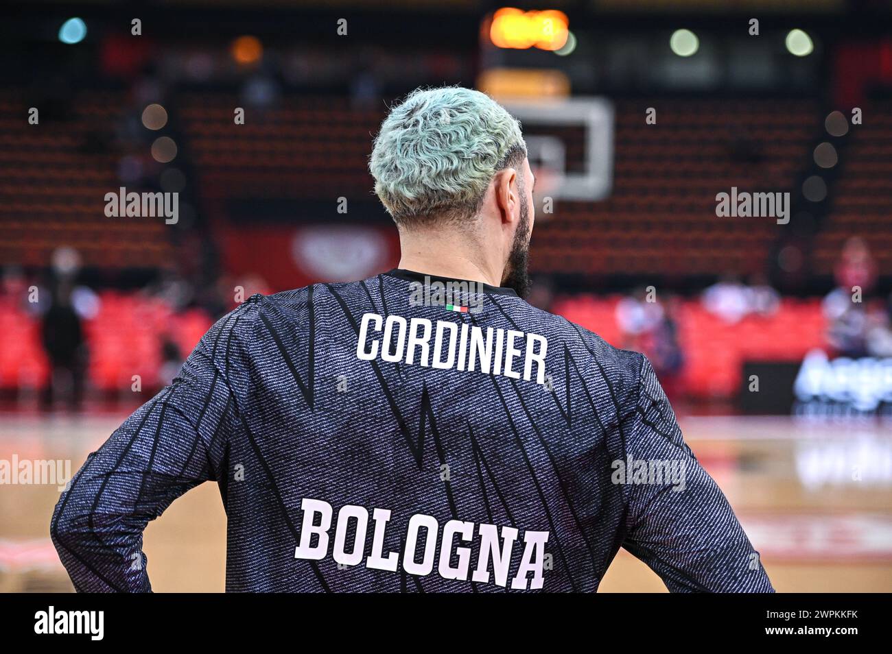 Pirée, Lombardie, Grèce. 7 mars 2024. 00 ISAIA CORDINIER de Virtus Segafredo Bologna joue lors de l'Euroleague, Round 28, match entre l'Olympiacos Piraeus et Virtus Segafredo Bologna au Peace & Friendship Stadium le 7 mars 2024, au Pirée, Grèce. (Crédit image : © Stefanos Kyriazis/ZUMA Press Wire) USAGE ÉDITORIAL SEULEMENT! Non destiné à UN USAGE commercial ! Banque D'Images