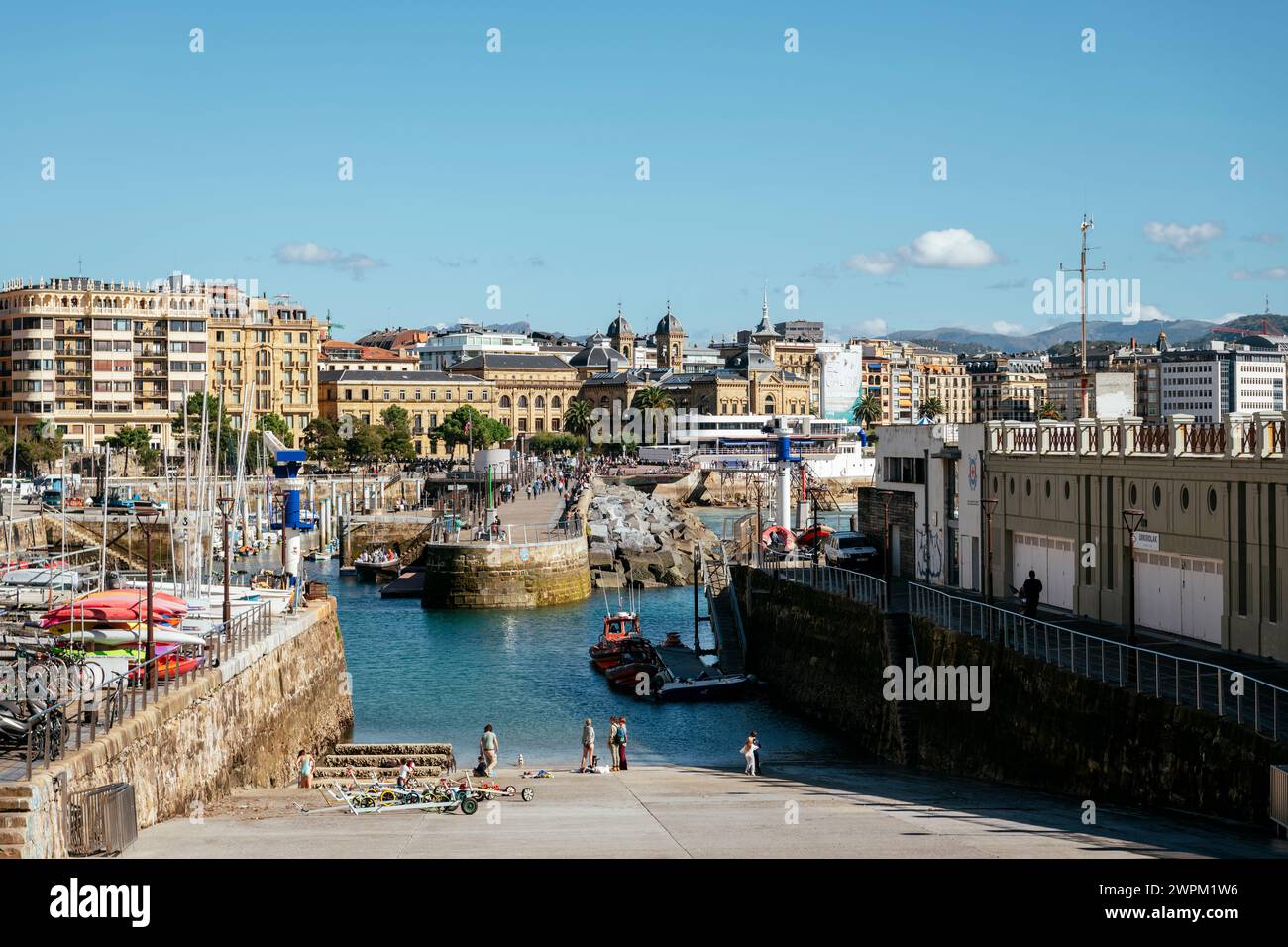 Vieille ville, Donostia, Saint-Sébastien, Gipuzkoa, pays Basque, Espagne, Europe Banque D'Images
