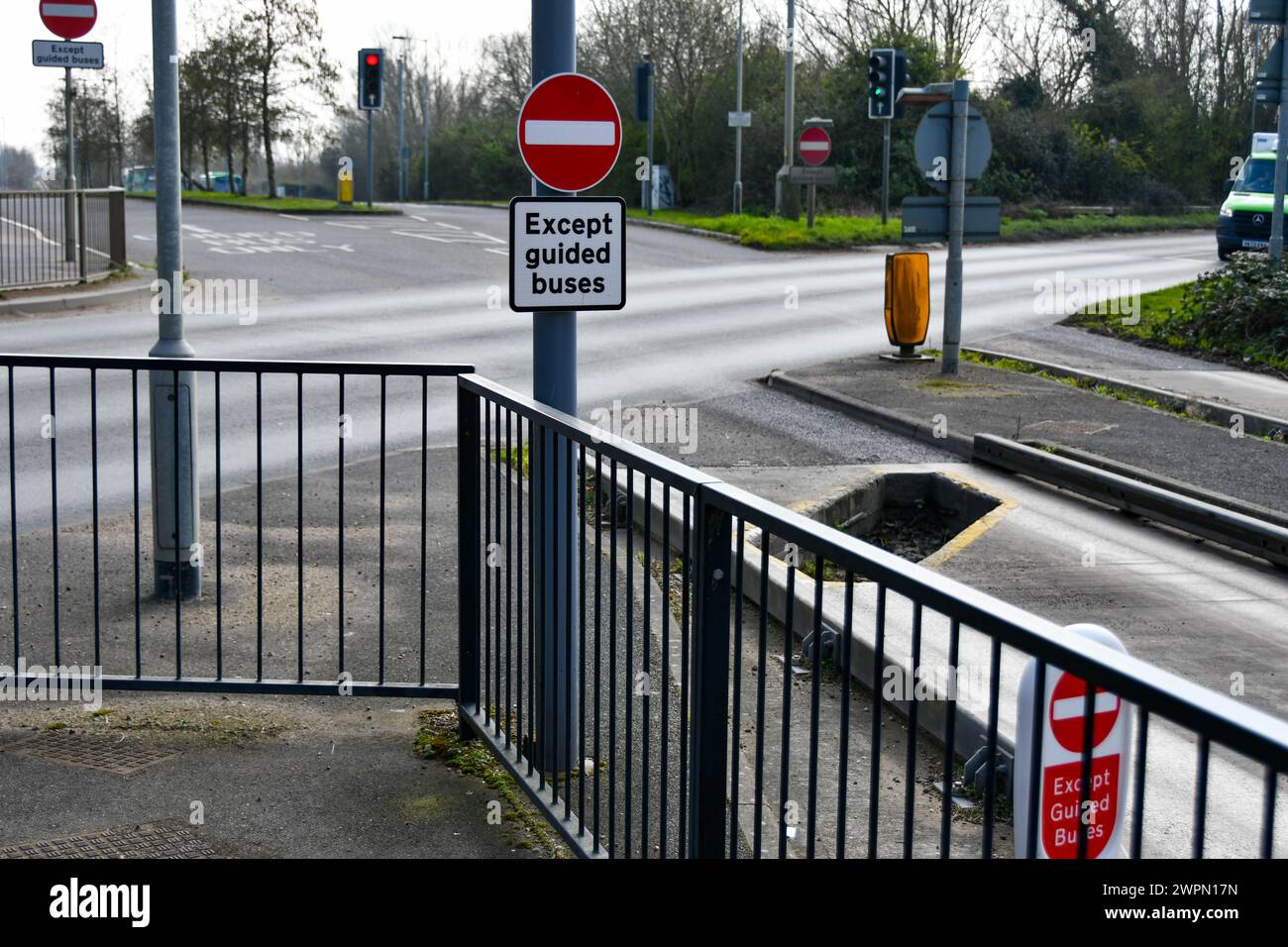 Bus guidé de la gare routière de St Ives Banque D'Images
