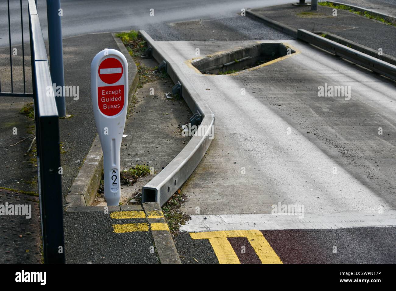 Bus guidé de la gare routière de St Ives Banque D'Images