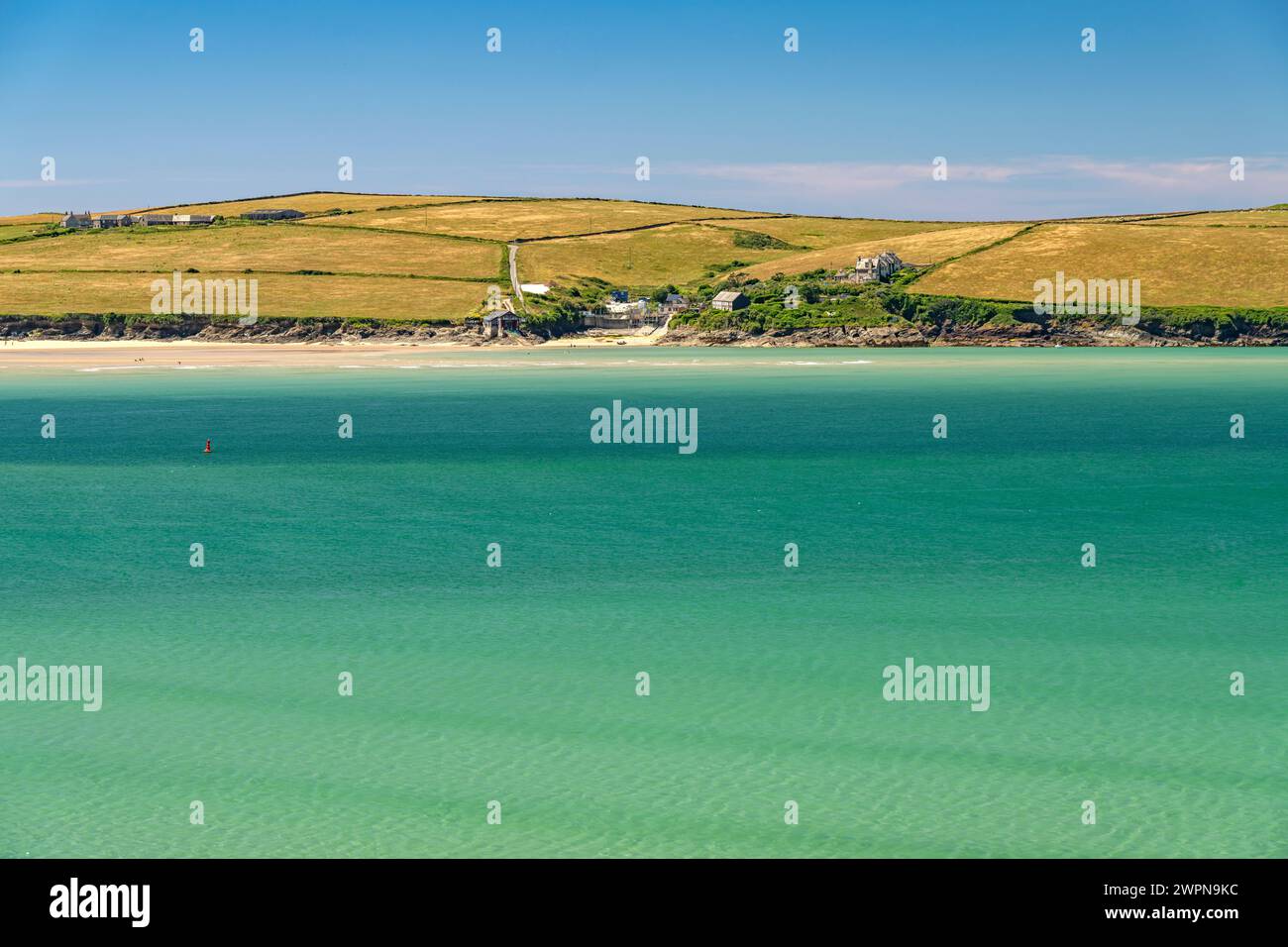 Daymer Bay et Hawker's Cove, Padstow, Cornouailles, Angleterre, Grande-Bretagne, Europe Banque D'Images
