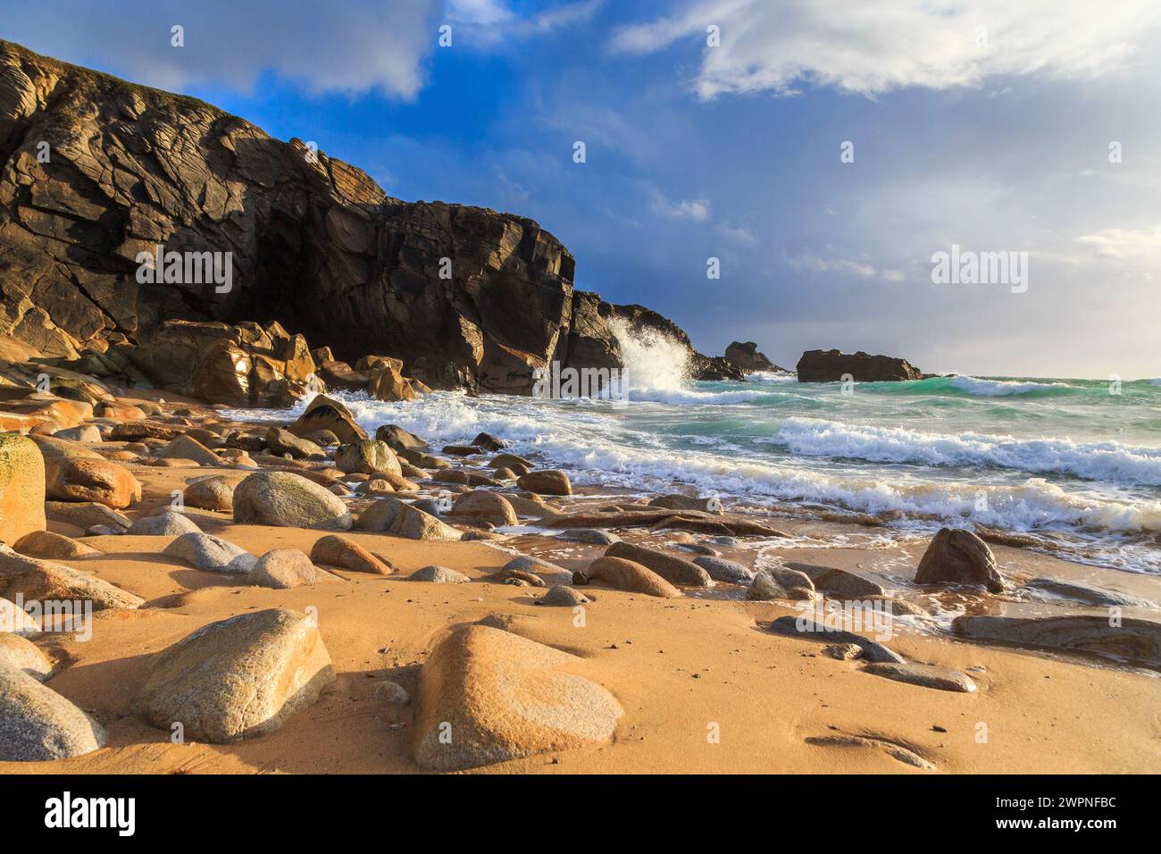 Côte sauvage, Morbihan, Bretagne Banque D'Images