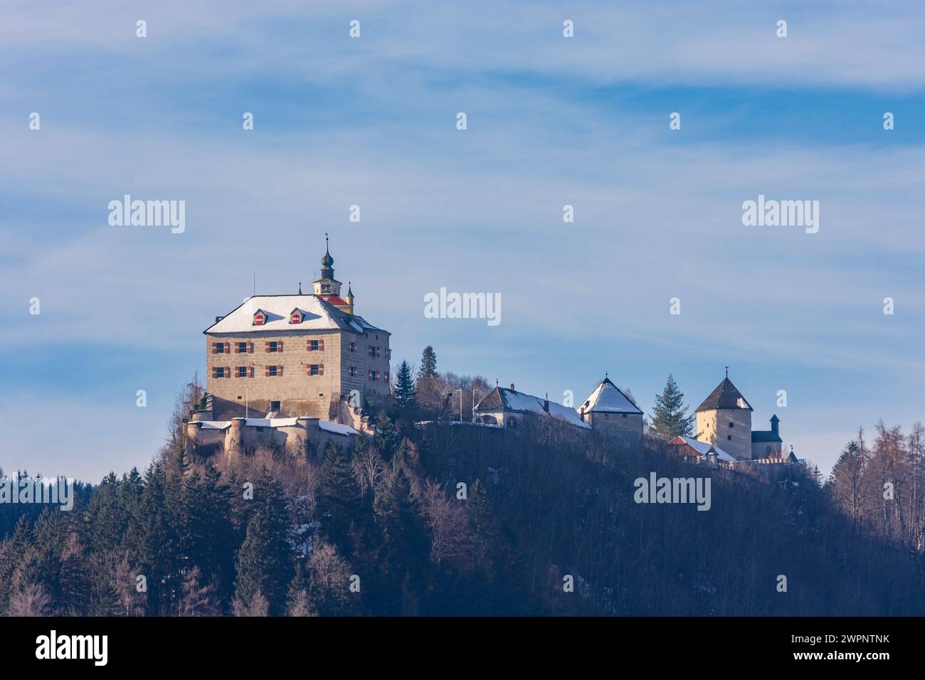 Lassing, château de Strechau à Gesäuse, Styrie, Autriche Banque D'Images