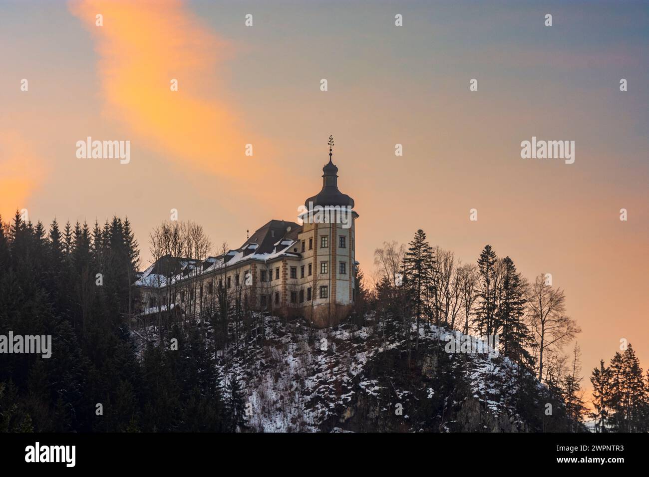 Admont, château de Röthelstein à Gesäuse, Styrie, Autriche Banque D'Images