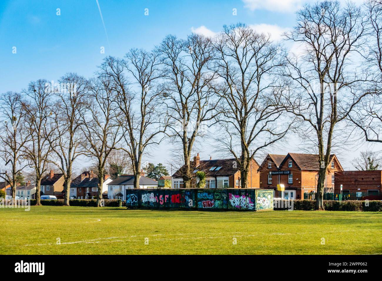 Victoria Recreation Ground, un parc et un espace vert à Tilehurst, Reading, Royaume-Uni Banque D'Images