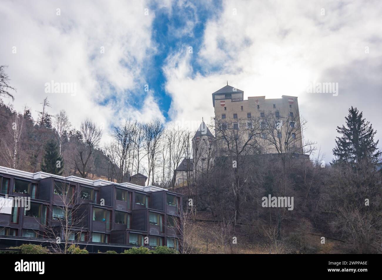 Landeck, Schloss Château de Landeck dans le Tyrol Ouest, Tyrol, Autriche Banque D'Images