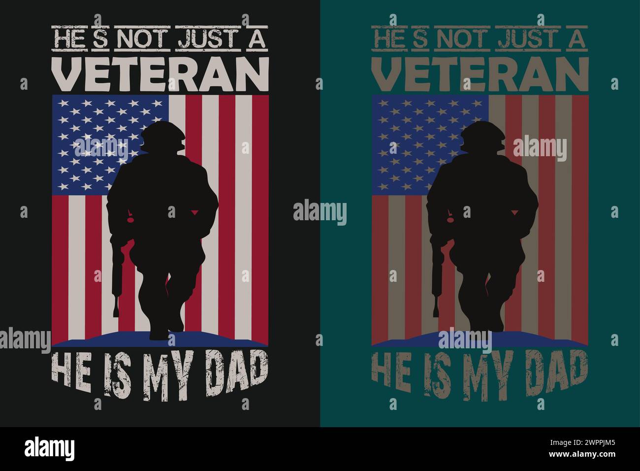 Cadeau de jour des vétérans, chemise d'amoureux vétéran, chemise militaire, 4 juillet, T-shirts drapeau vétéran de l'armée, vétéran militaire des États-Unis, vétéran papa grand-père, Memorial Illustration de Vecteur