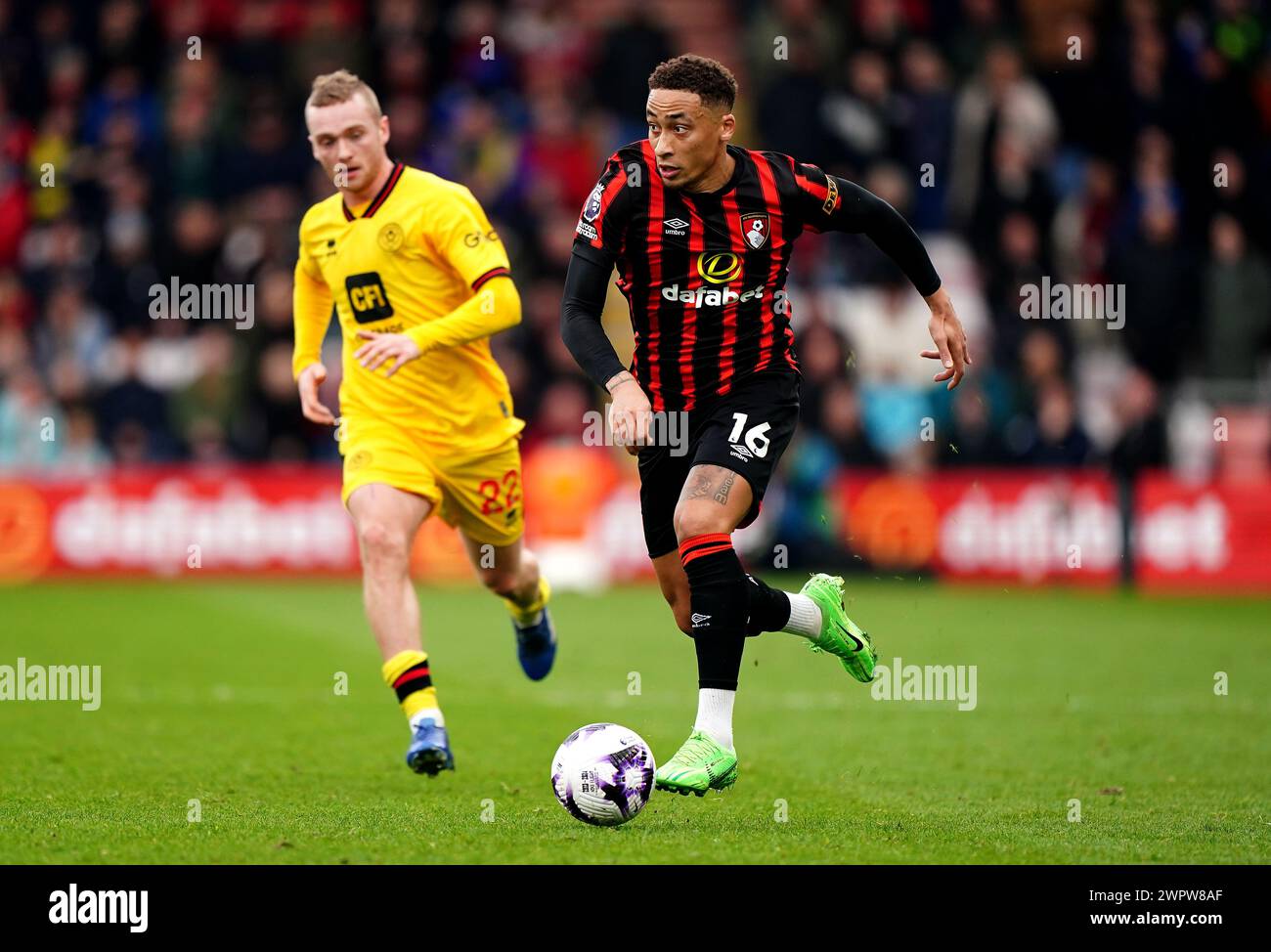 Marcus Tavernier de Bournemouth lors du match de premier League au Vitality Stadium de Bournemouth. Date de la photo : samedi 9 mars 2024. Banque D'Images