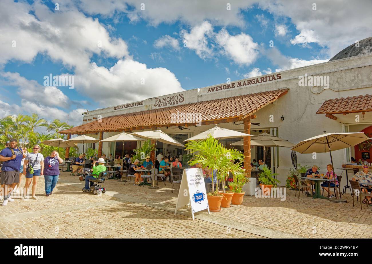 COZUMEL, MEXIQUE - 25 janvier 2024 : Cozumel est une île de la mer des Caraïbes au large de la côte est de la péninsule de Yucat n au Mexique, en face de Playa del Banque D'Images