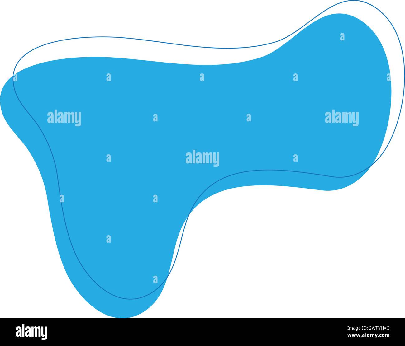 icône de blob avec quatre bosses conception d'illustration vectorielle Illustration de Vecteur