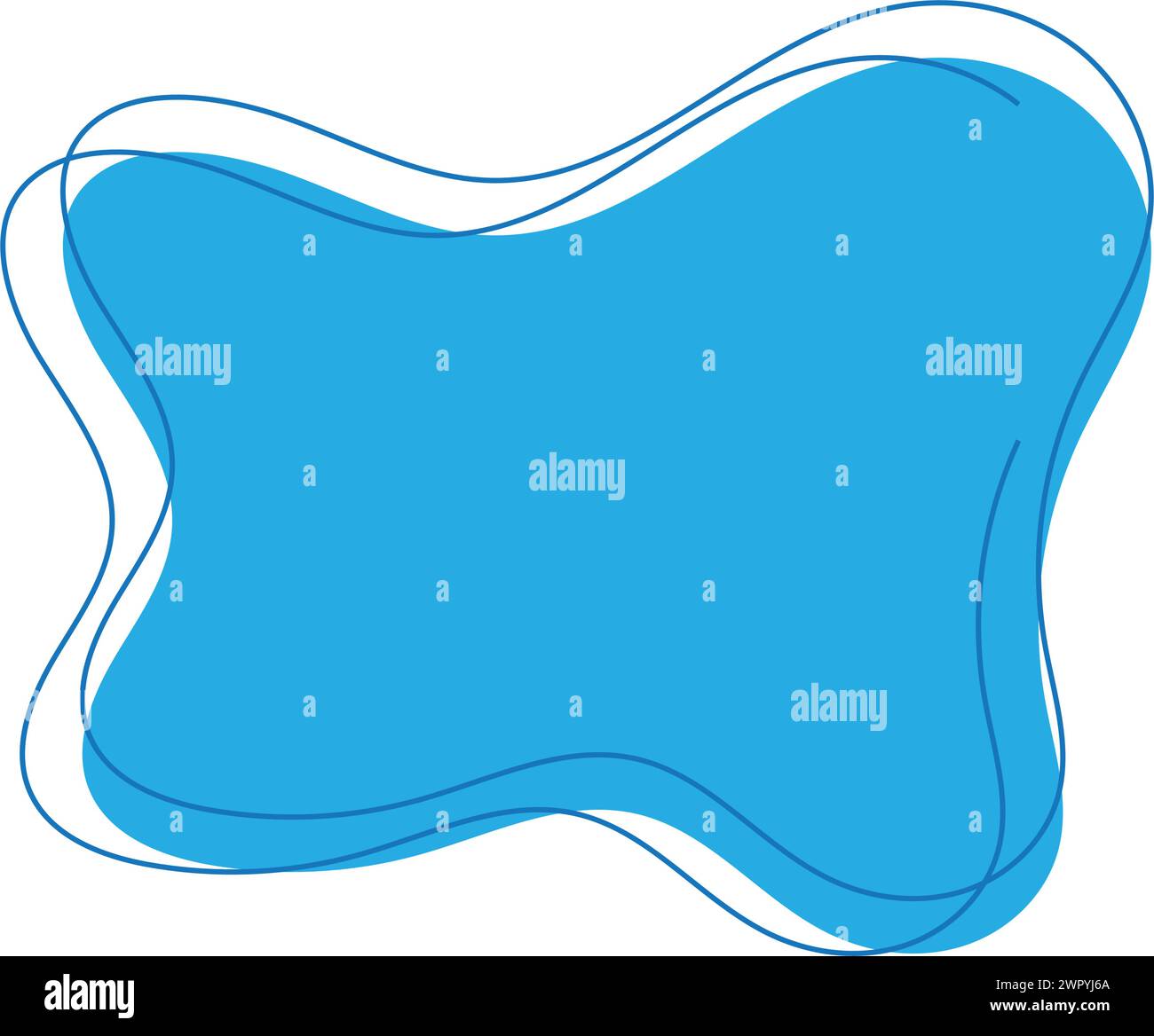 icône de blob avec quatre bosses conception d'illustration vectorielle Illustration de Vecteur