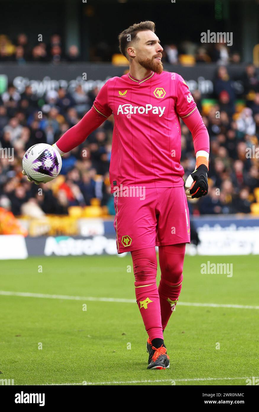 Wolverhampton, Royaume-Uni. 9 mars 2024. Jose sa des Wolverhampton Wanderers en action lors du match de premier League à Molineux, Wolverhampton. Le crédit photo devrait se lire : Cameron Smith/Sportimage crédit : Sportimage Ltd/Alamy Live News Banque D'Images