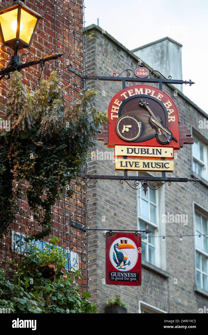 Temple Bar, Dublin, Irlande Banque D'Images