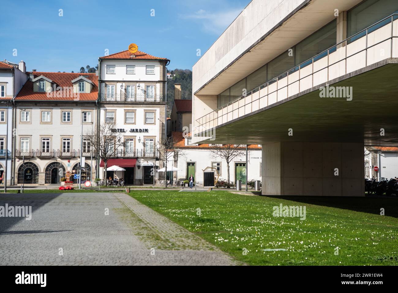Biblioteca Comunale, Viana do Castelo, Portugal Banque D'Images