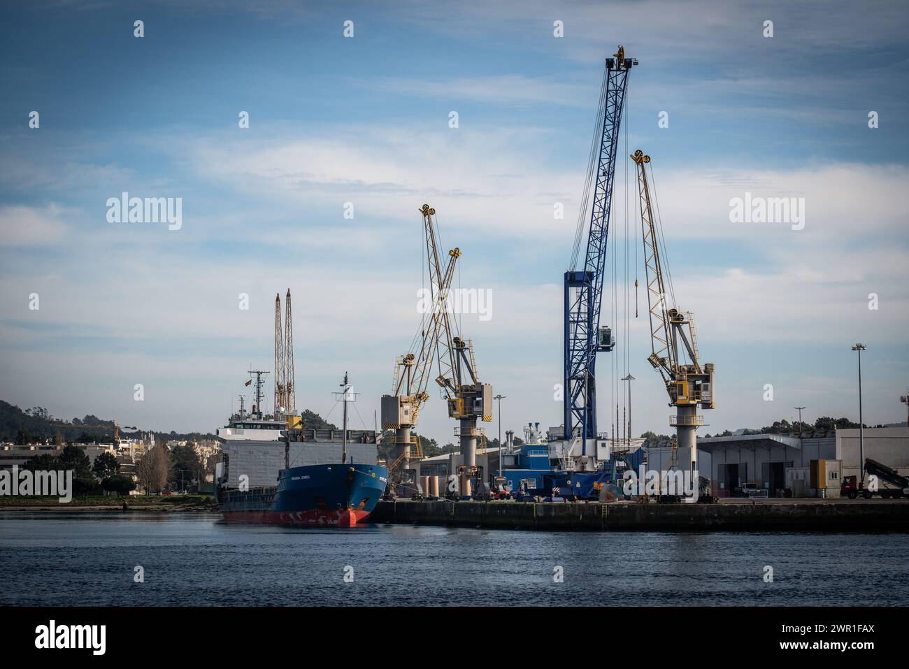 Zone portuaire, Viana do Castelo, Portugal Banque D'Images