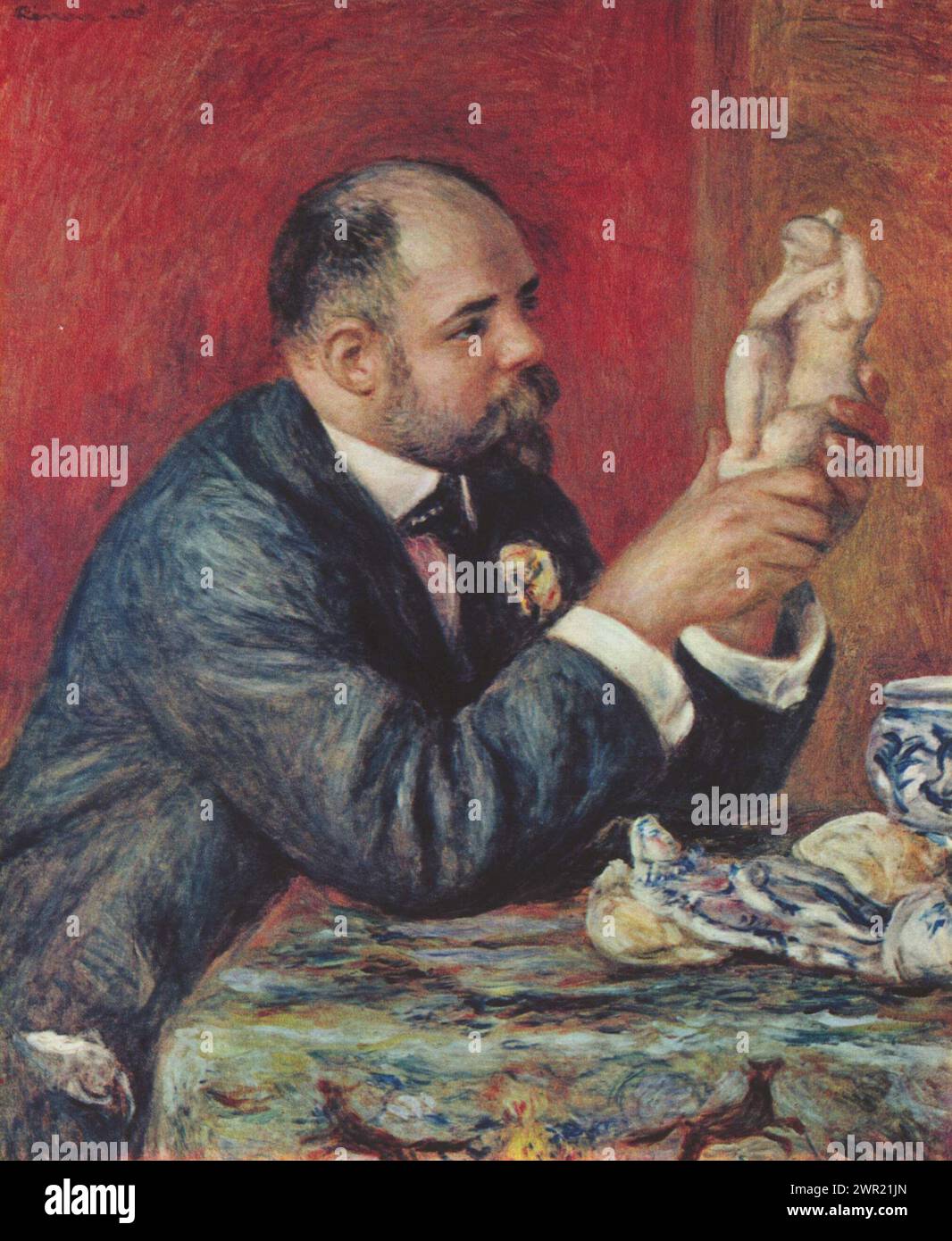 Portrait d'Ambroise Vollard, 1908 plus de détails Portrait d'Ambroise Vollard, 1908 Pierre-Auguste Renoir Banque D'Images