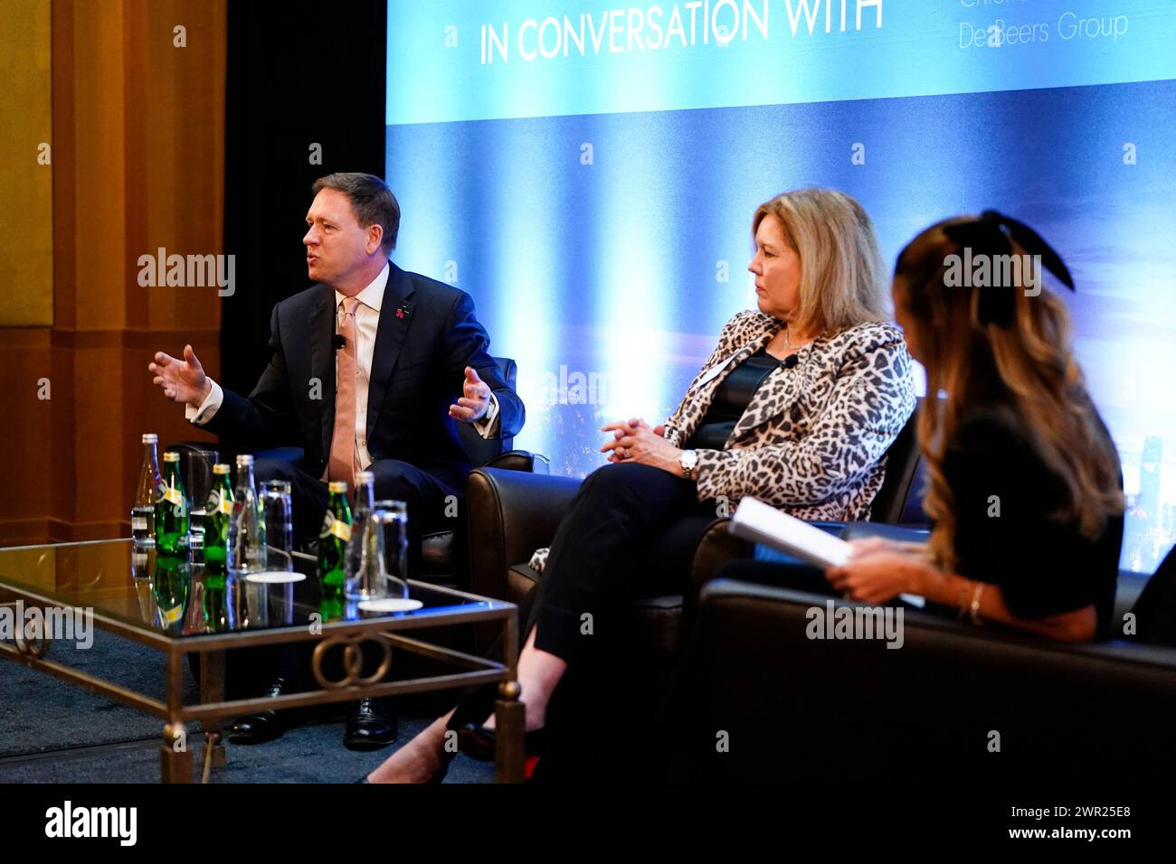 New York, New York États-Unis 03/08/2024 CEO de Beers Group Al Cook ...