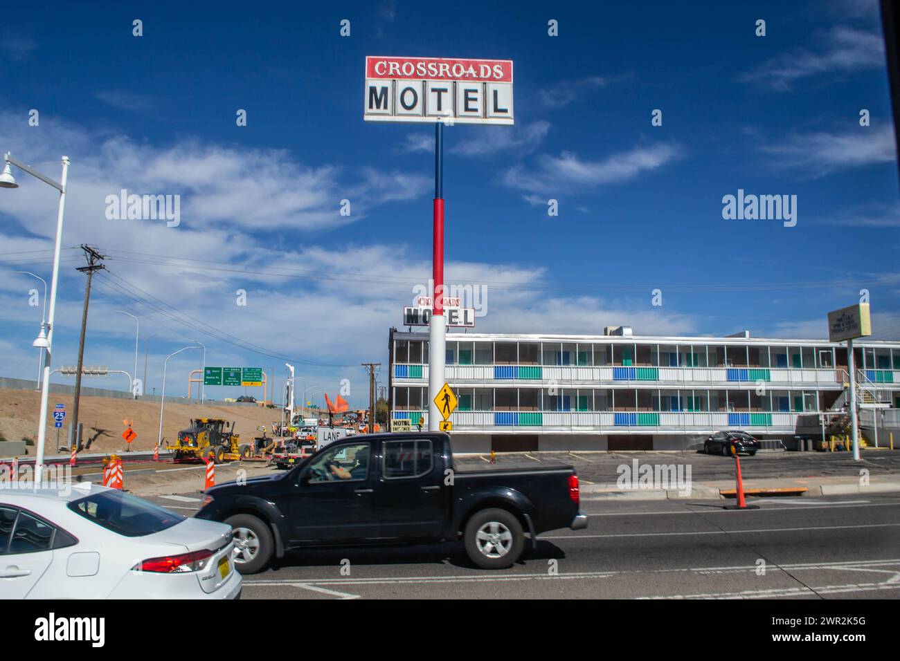 ALBUQUERQUE, NOUVEAU MEXIQUE, ÉTATS-UNIS - 7 novembre 2022 : lieu de tournage de Crossroads Motel de la populaire série télévisée Breaking Bad Banque D'Images