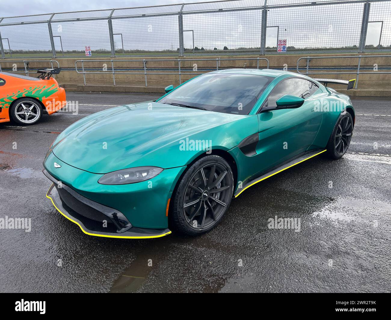 Super voiture de F1 Aston Martin Banque D'Images